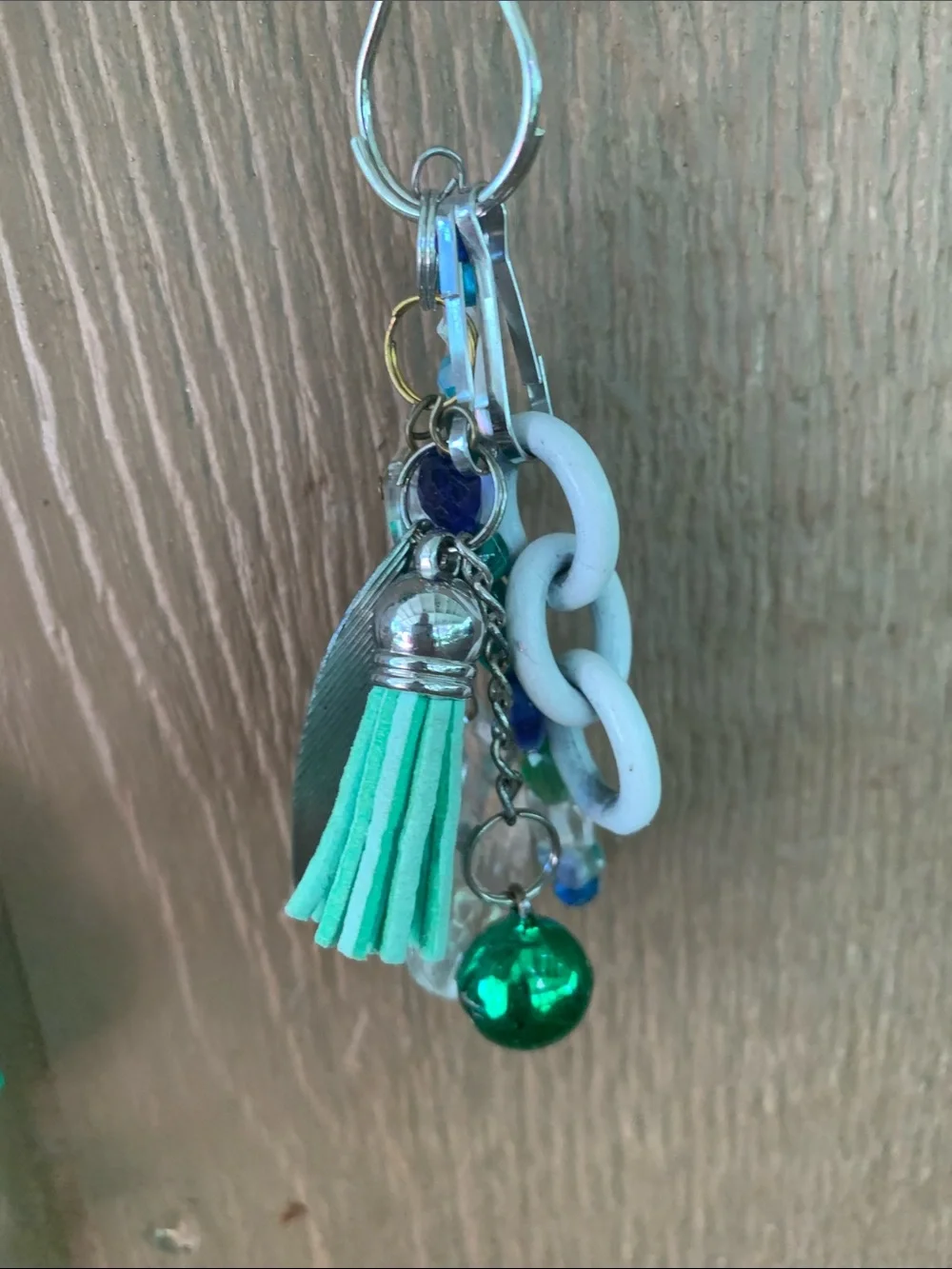 Seahawks Green & Blue Beaded Wall Hanging